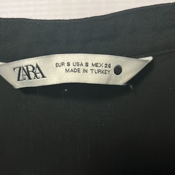 ZARA BLACK TUNIC TOP SIZE S‎ - Picture 2 of 9